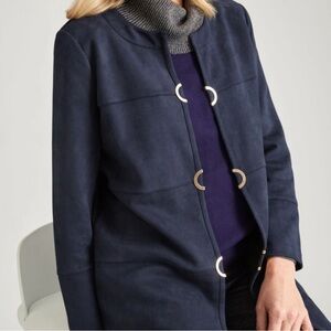 Marie Claire  Grey Sueded Jacket